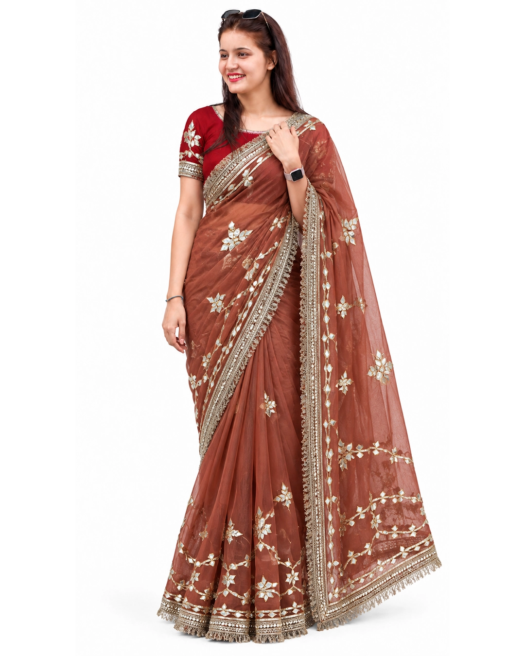 Warm Rust Gota Patti
