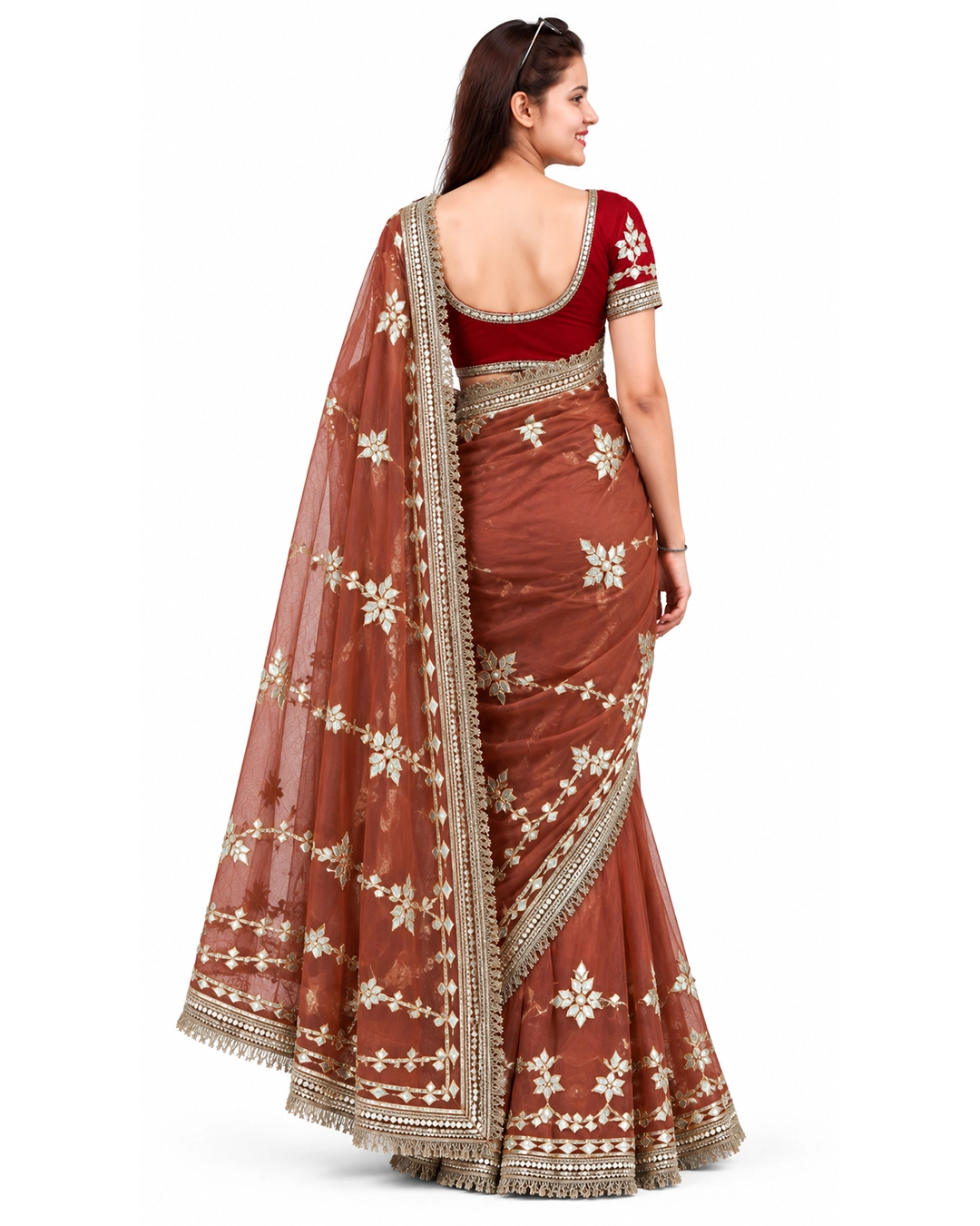 Warm Rust Gota Patti