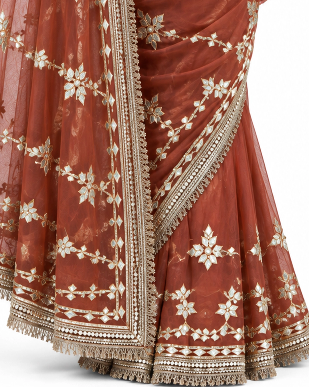 Warm Rust Gota Patti