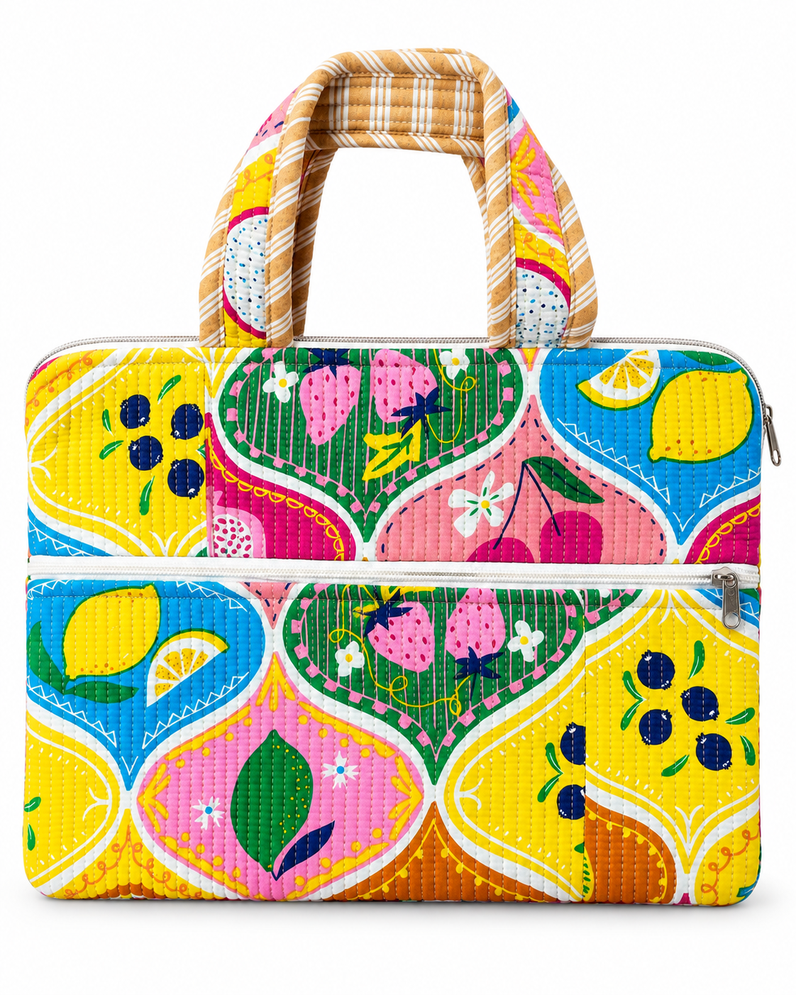Tropical Fiesta Quilted Laptop Bag