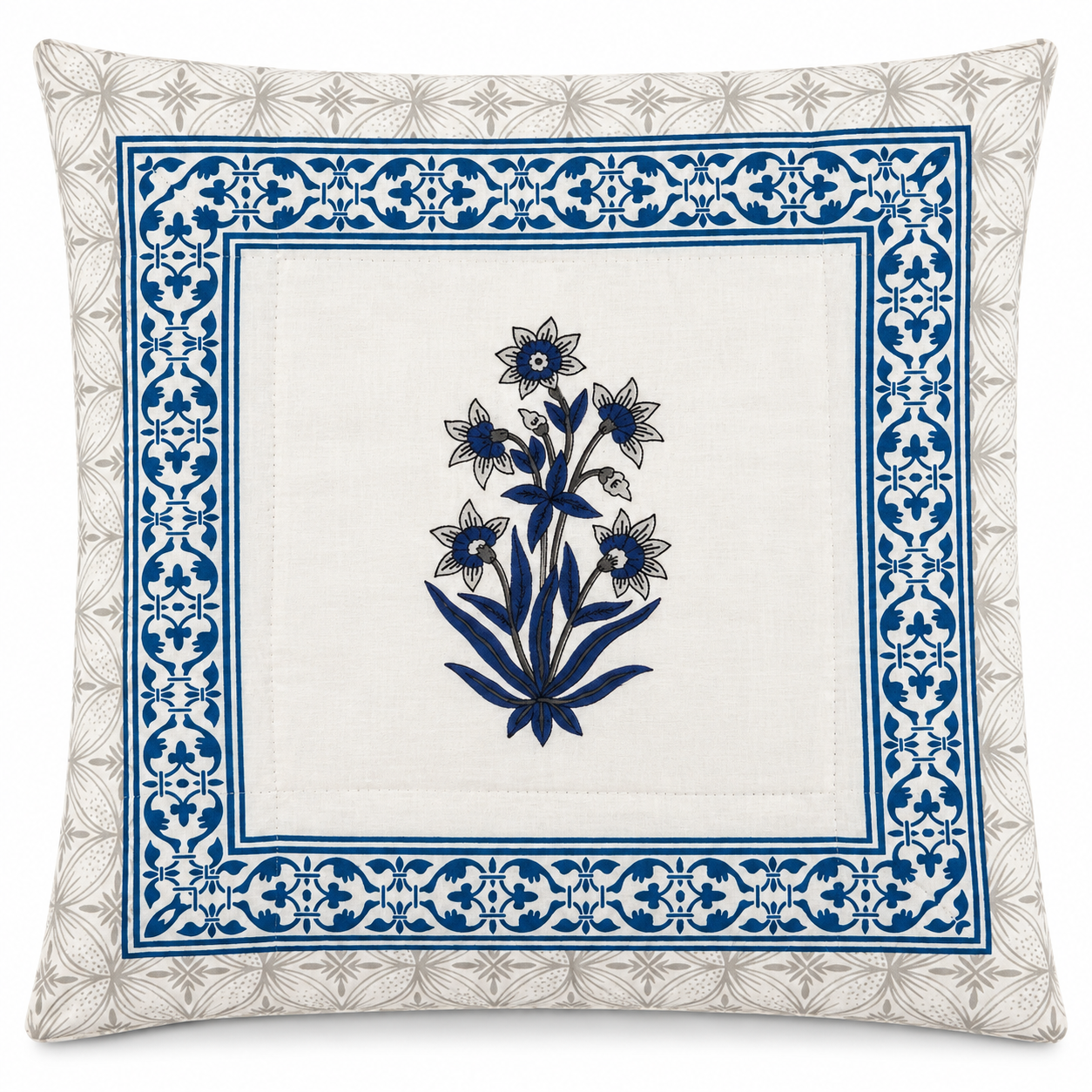 Neel Pushp Heritage Cushion Cover