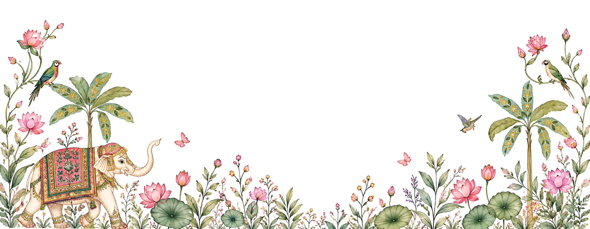 Naviksh Collections floral and textile inspired illustration
