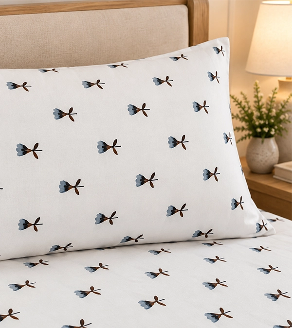 Ivory Bloom Premium Cotton