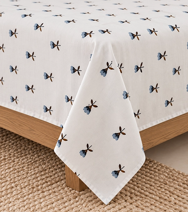 Ivory Bloom Premium Cotton