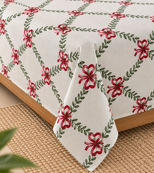 Vine Lattice Cotton Bedsheet
