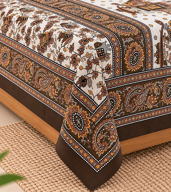 Royal Heritage Elephant Bedsheet